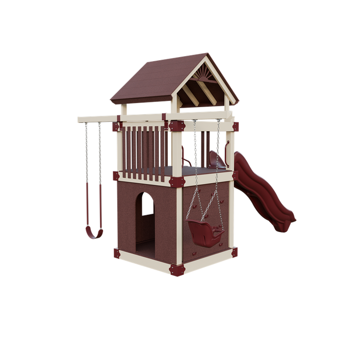 Swing Kingdom Basecamp 55 Clubhouse Swing Set