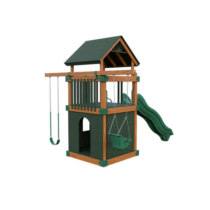 Swing Kingdom Basecamp 55 Clubhouse Swing Set