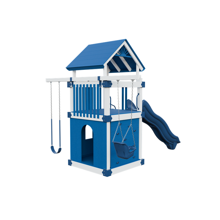 Swing Kingdom Basecamp 55 Clubhouse Swing Set