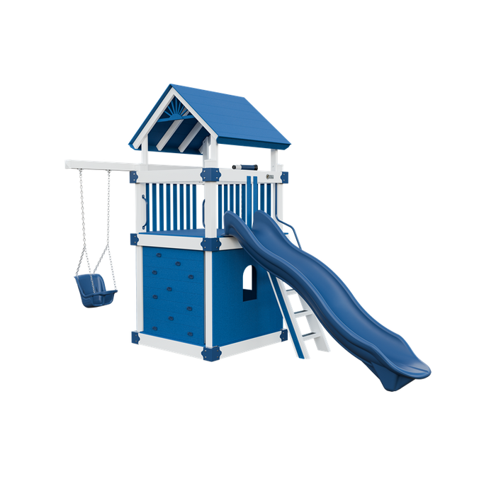 Swing Kingdom Basecamp 55 Clubhouse Swing Set