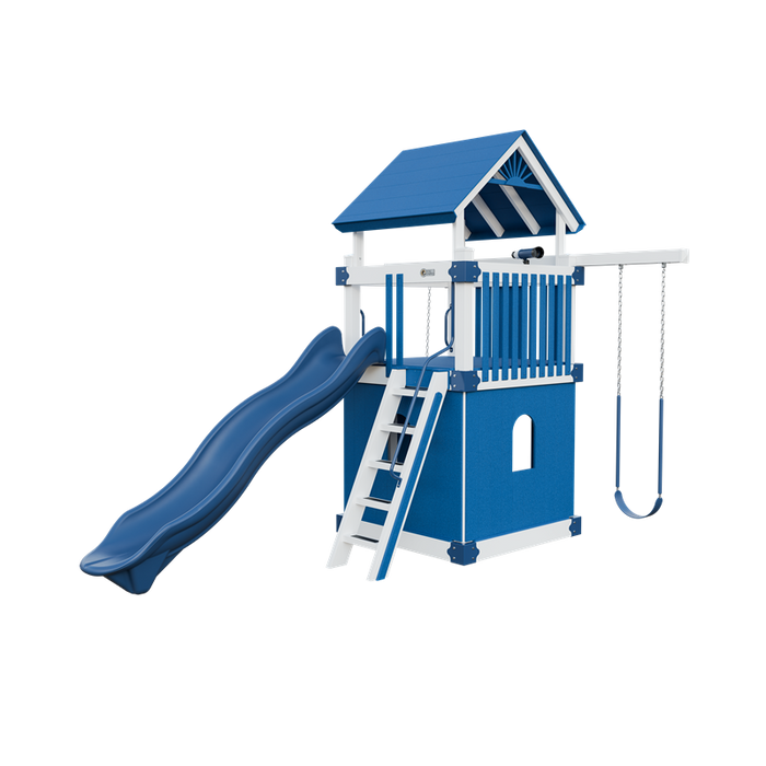 Swing Kingdom Basecamp 55 Clubhouse Swing Set