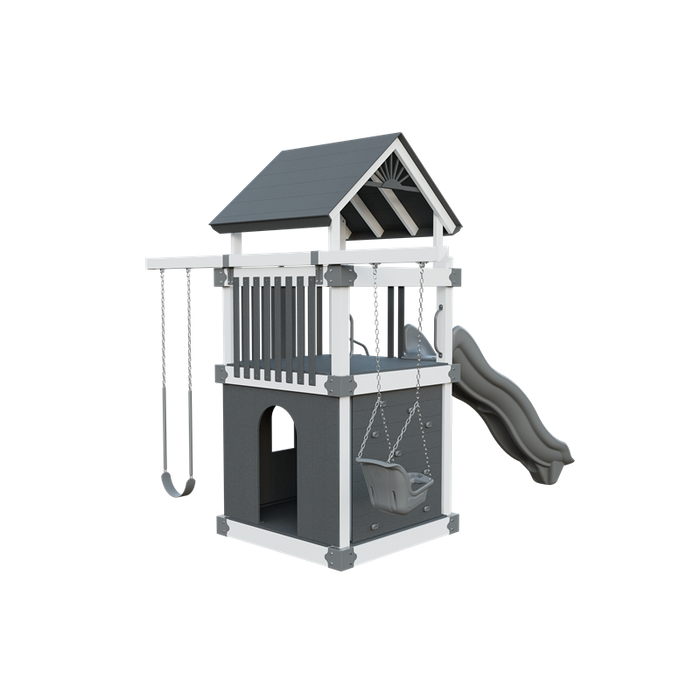 Swing Kingdom Basecamp 55 Clubhouse Swing Set