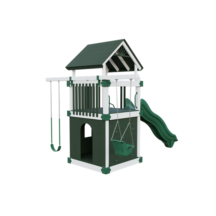 Swing Kingdom Basecamp 55 Clubhouse Swing Set