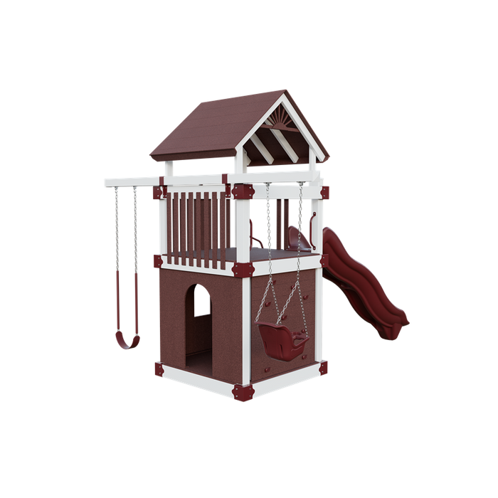 Swing Kingdom Basecamp 55 Clubhouse Swing Set