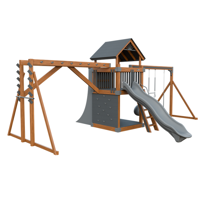 Swing Kingdom Basecamp 55 Fitness Swing Set