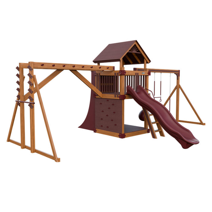 Swing Kingdom Basecamp 55 Fitness Swing Set