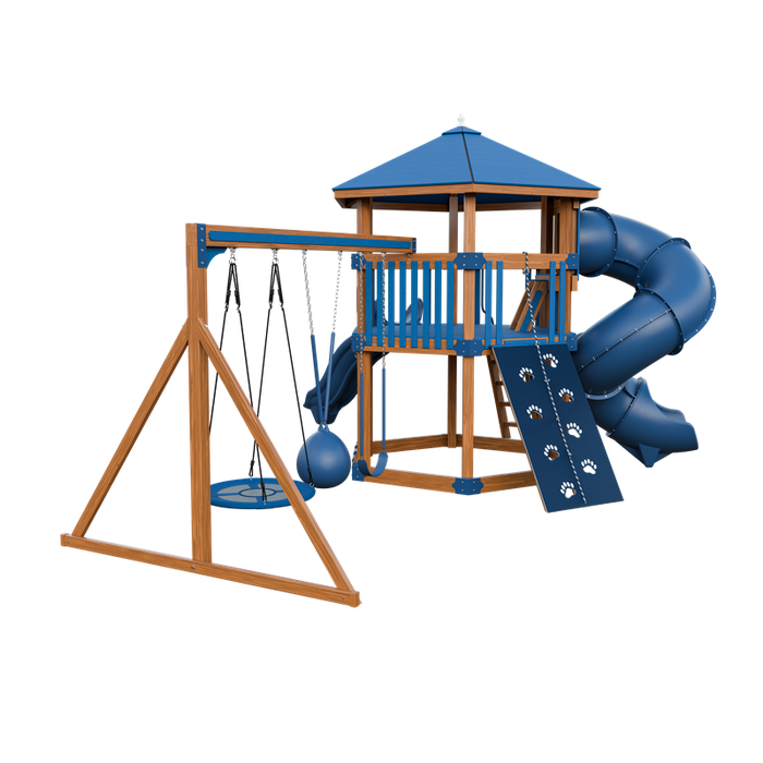 Swing Kingdom Basecamp 77 Honeycomb Swing Set