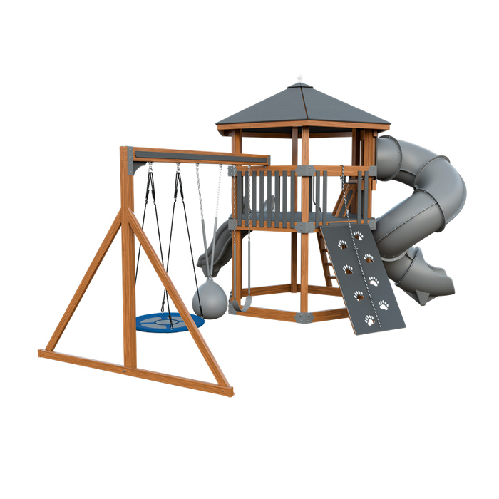 Swing Kingdom Basecamp 77 Honeycomb Swing Set