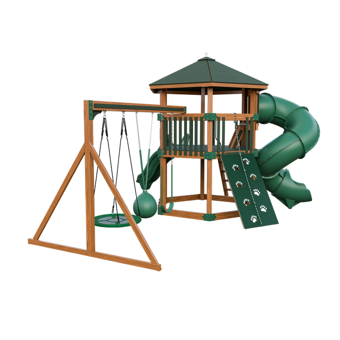 Swing Kingdom Basecamp 77 Honeycomb Swing Set