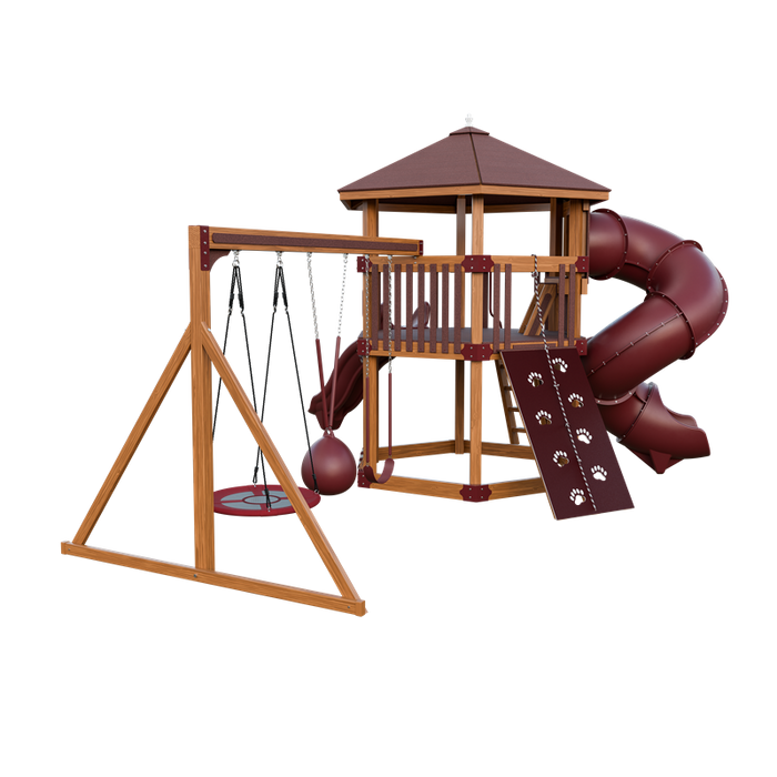 Swing Kingdom Basecamp 77 Honeycomb Swing Set