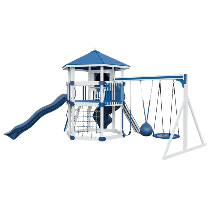 Swing Kingdom Basecamp 77 Honeycomb Swing Set