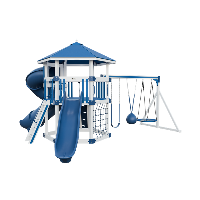 Swing Kingdom Basecamp 77 Honeycomb Swing Set