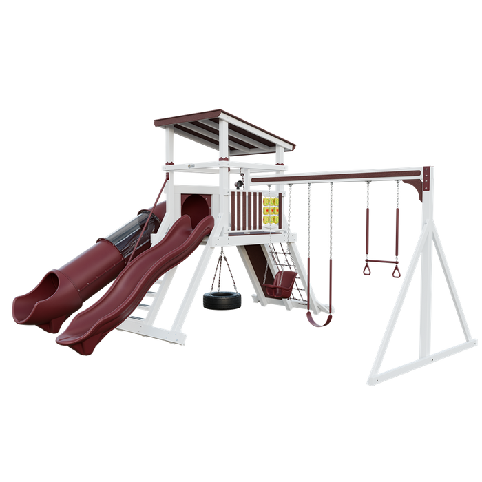 Swing Kingdom Climber 55 Deluxe Swing Set