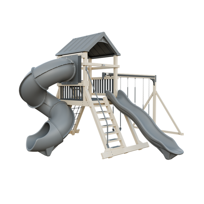 Swing Kingdom Climber 55 Turbo Deluxe Swing Set