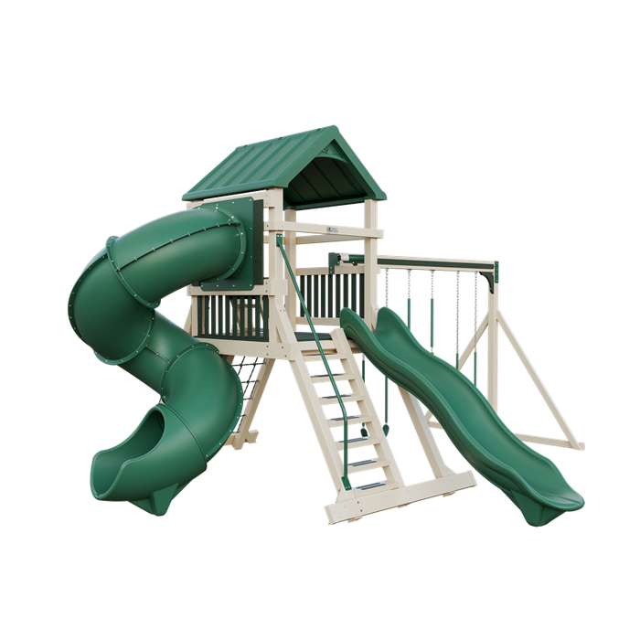 Swing Kingdom Climber 55 Turbo Deluxe Swing Set