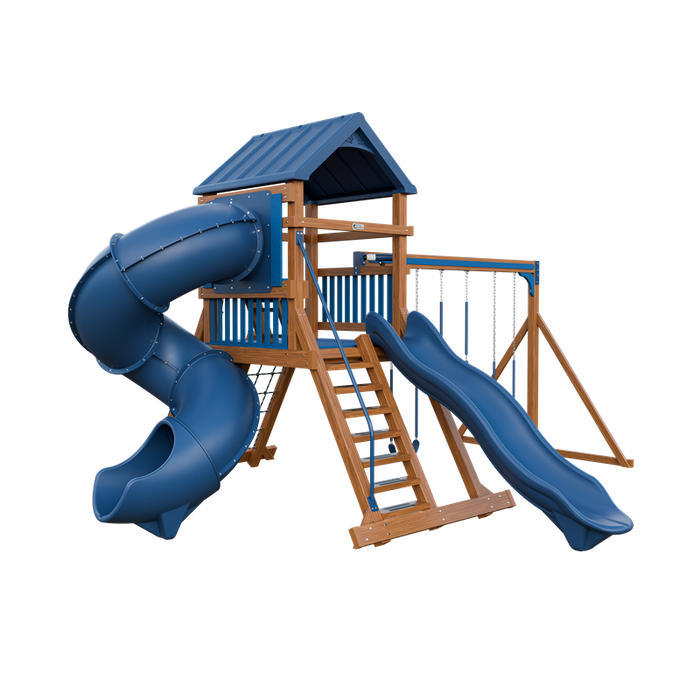 Swing Kingdom Climber 55 Turbo Deluxe Swing Set