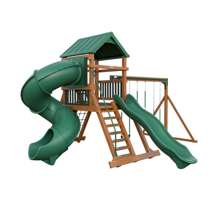 Swing Kingdom Climber 55 Turbo Deluxe Swing Set