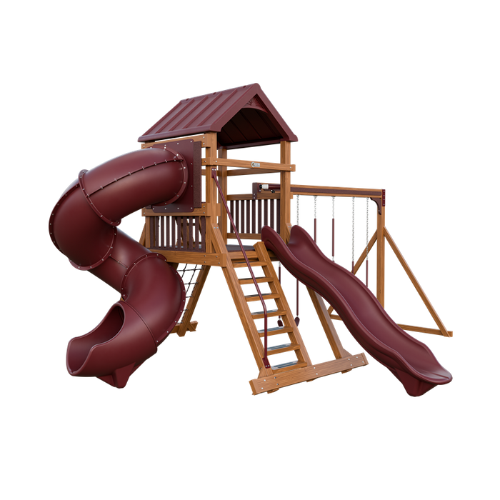 Swing Kingdom Climber 55 Turbo Deluxe Swing Set