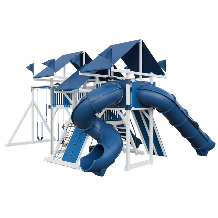 Swing Kingdom Mega Climber 55 Deluxe Swing Set