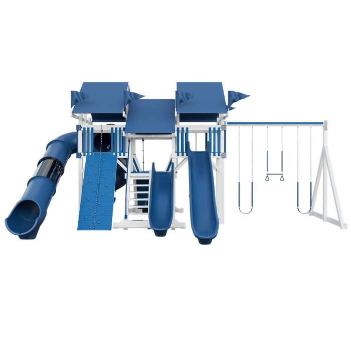 Swing Kingdom Mega Climber 55 Deluxe Swing Set