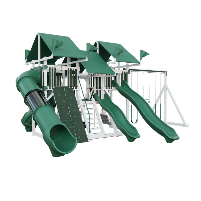 Swing Kingdom Mega Climber 55 Deluxe Swing Set