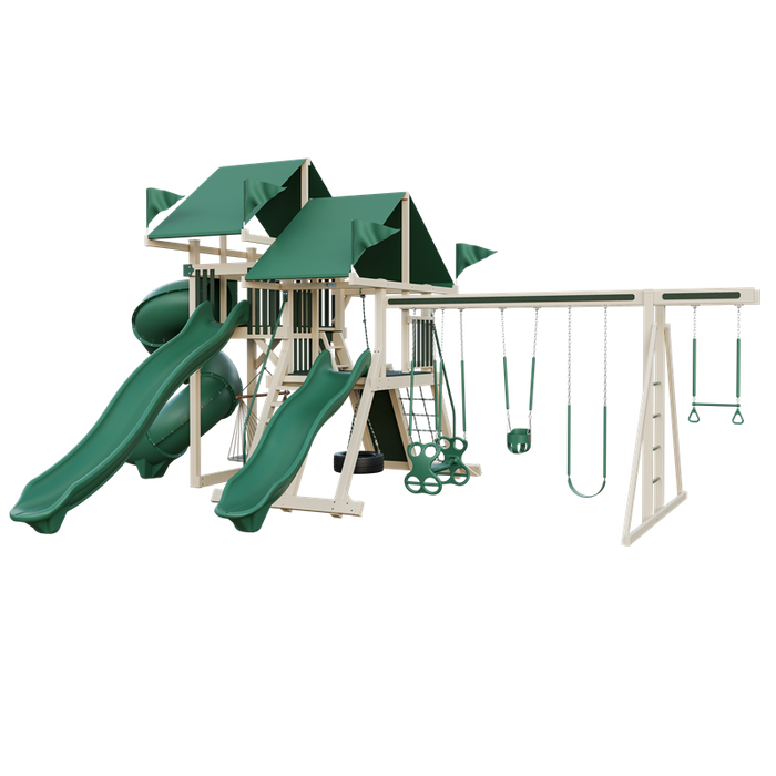 Swing Kingdom Mega Climber 55 Swing Set