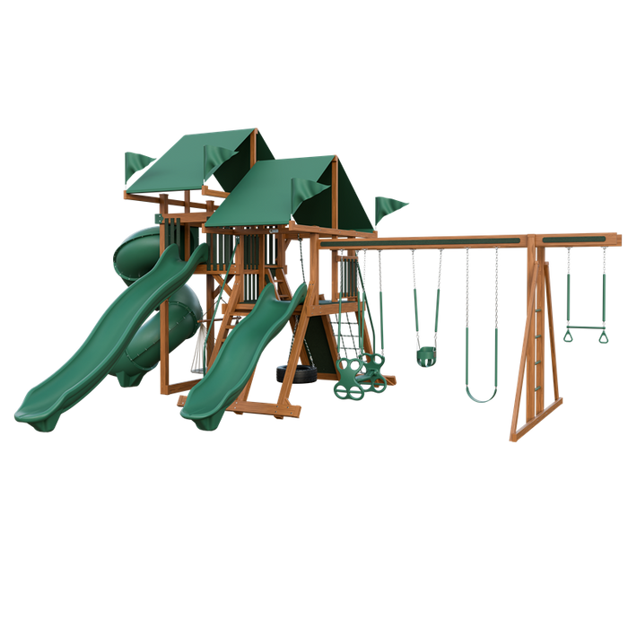 Swing Kingdom Mega Climber 55 Swing Set