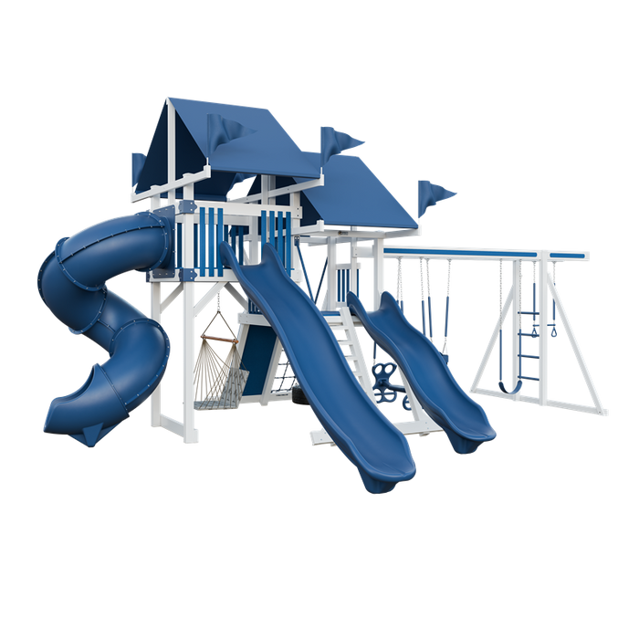 Swing Kingdom Mega Climber 55 Swing Set