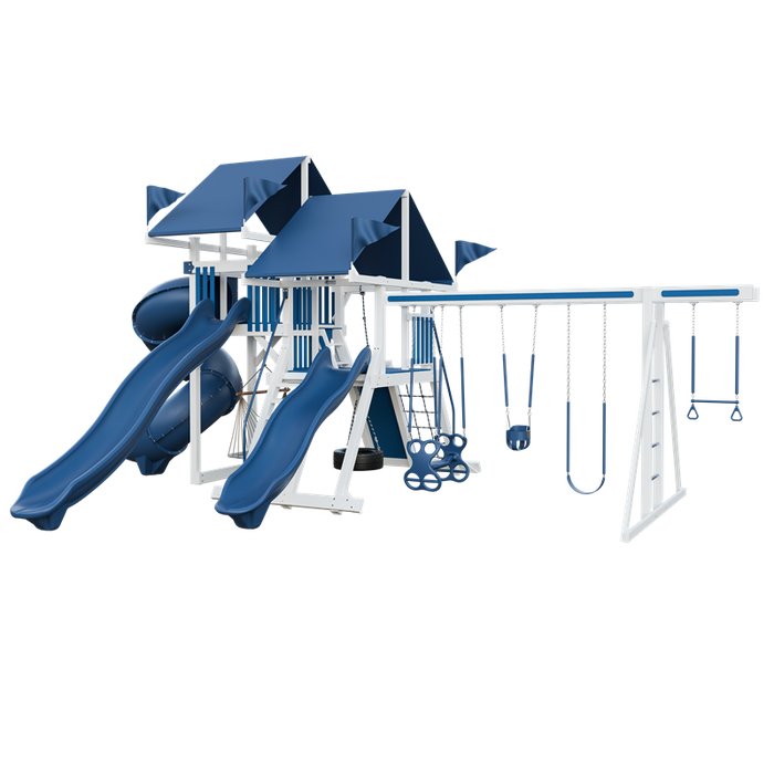 Swing Kingdom Mega Climber 55 Swing Set