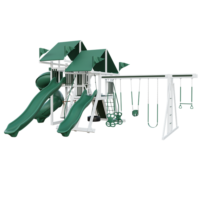 Swing Kingdom Mega Climber 55 Swing Set