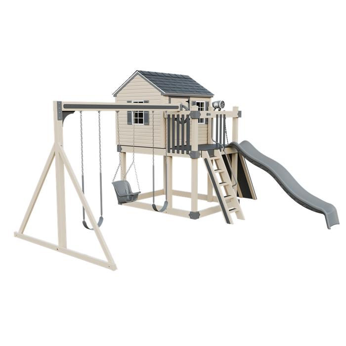 Swing Kingdom Cabin Swing Set