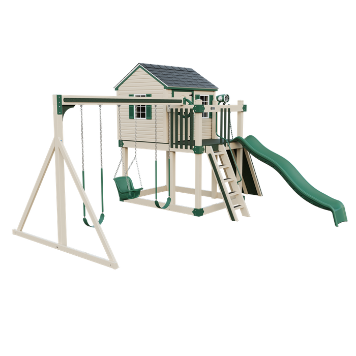 Swing Kingdom Cabin Swing Set