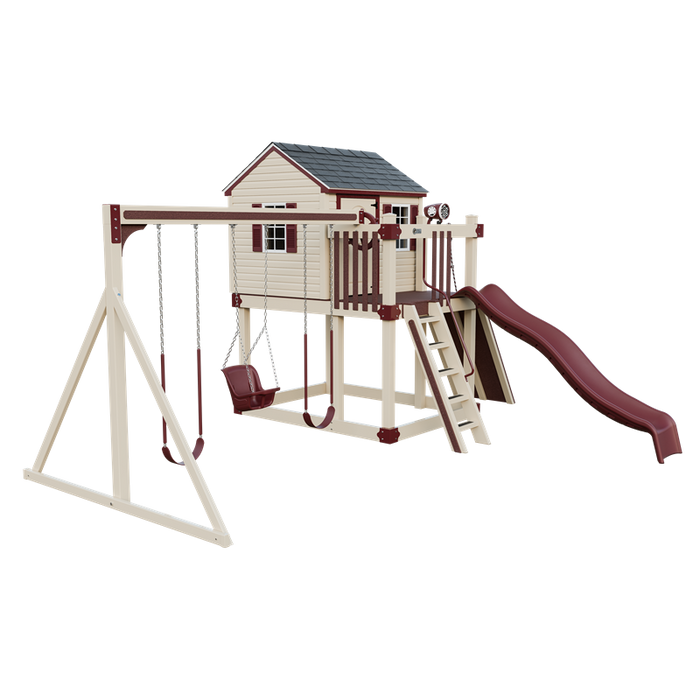 Swing Kingdom Cabin Swing Set