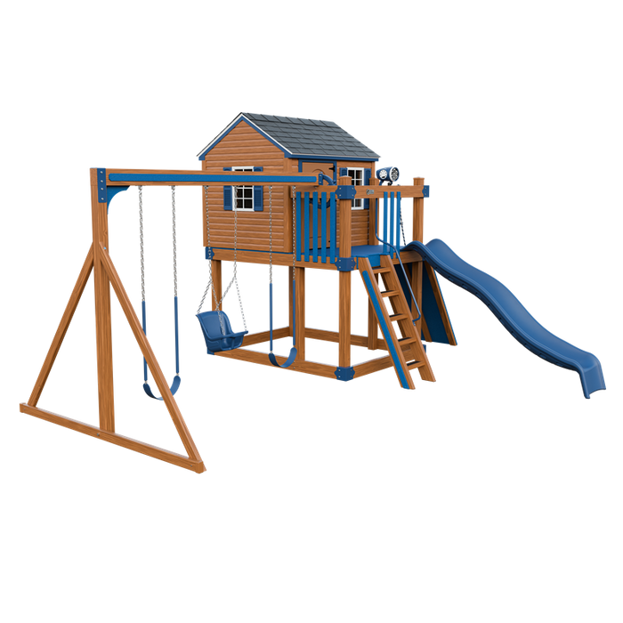 Swing Kingdom Cabin Swing Set