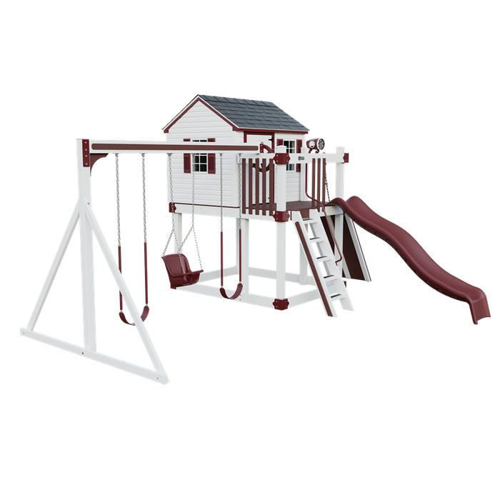 Swing Kingdom Cabin Swing Set