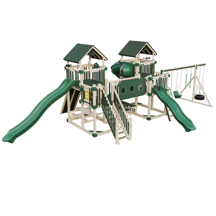 Swing Kingdom Fortress Swing Set