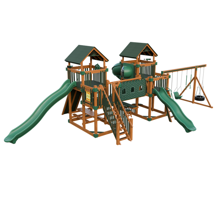 Swing Kingdom Fortress Swing Set