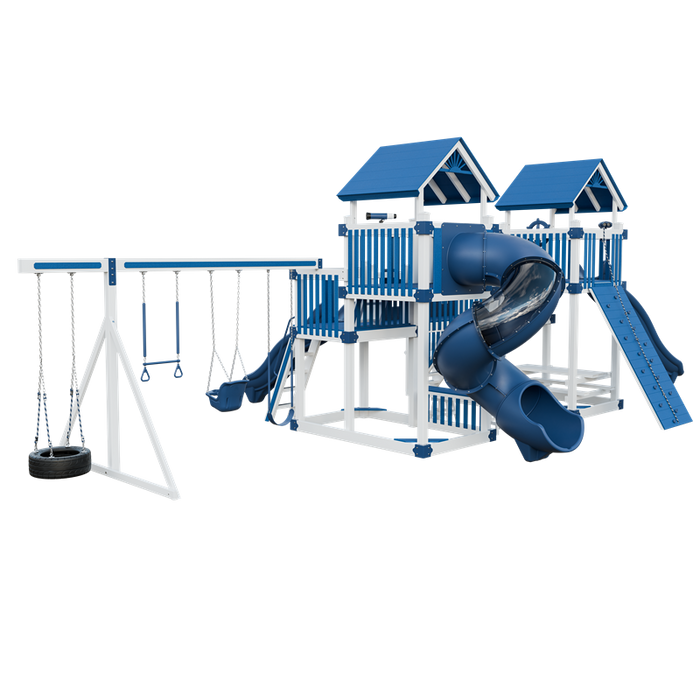 Swing Kingdom Fortress Swing Set