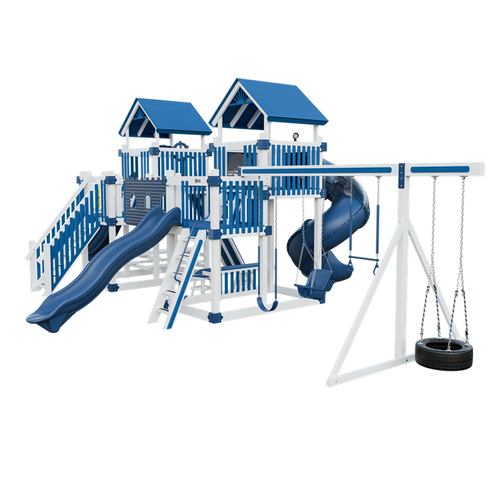 Swing Kingdom Fortress Swing Set