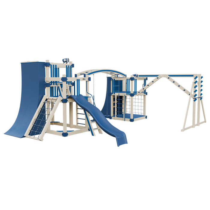 Swing Kingdom Obstacle Course Swing Set