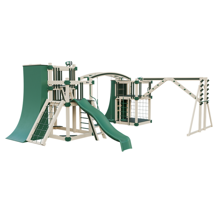 Swing Kingdom Obstacle Course Swing Set