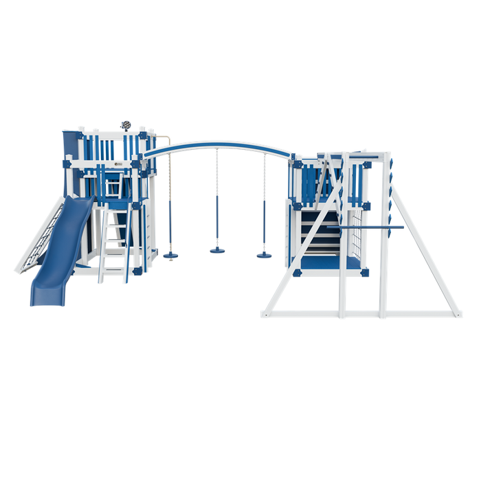 Swing Kingdom Obstacle Course Swing Set