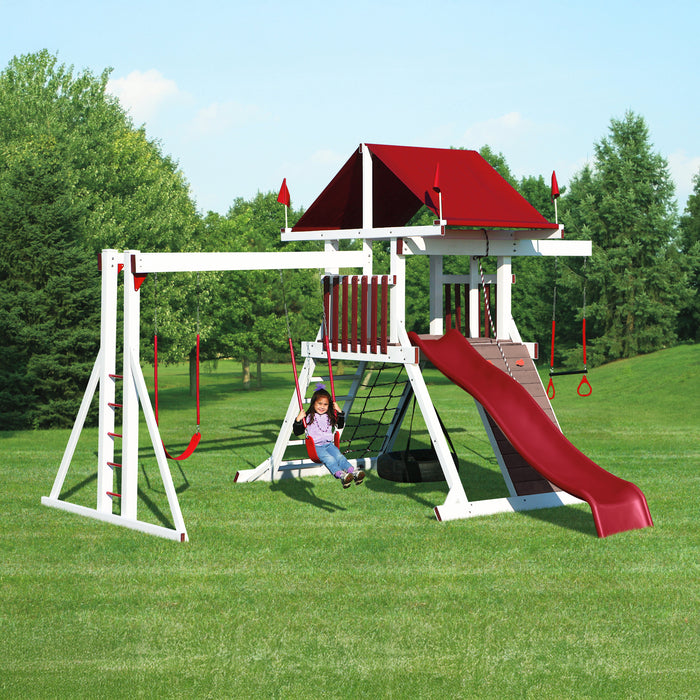 Kinzerbilt Backyard Vinyl 4x5 a Frame Playset 266