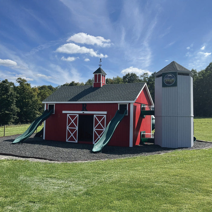 Kinzerbilt Wood Farm Big Barn and Silo 8000