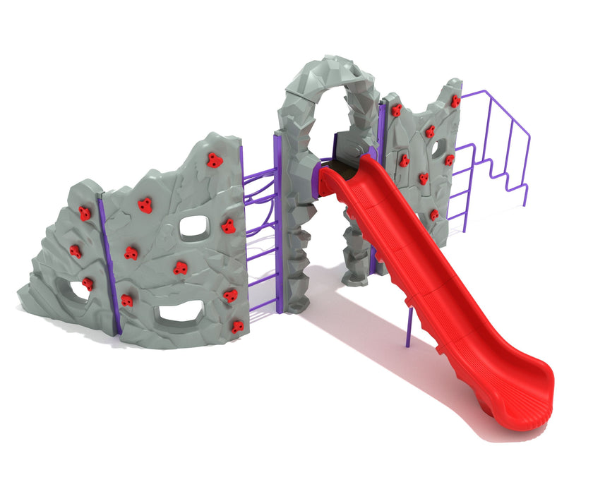 Craggy Summit Playground Climber with Slide