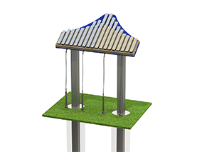 Duet Outdoor Musical Park Instrument - Freenotes Harmony Park