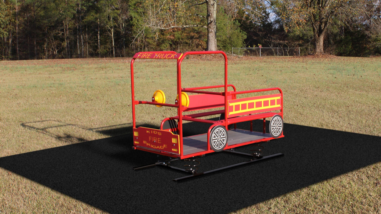 Infinity Playgrounds Fire Truck Spring Rider