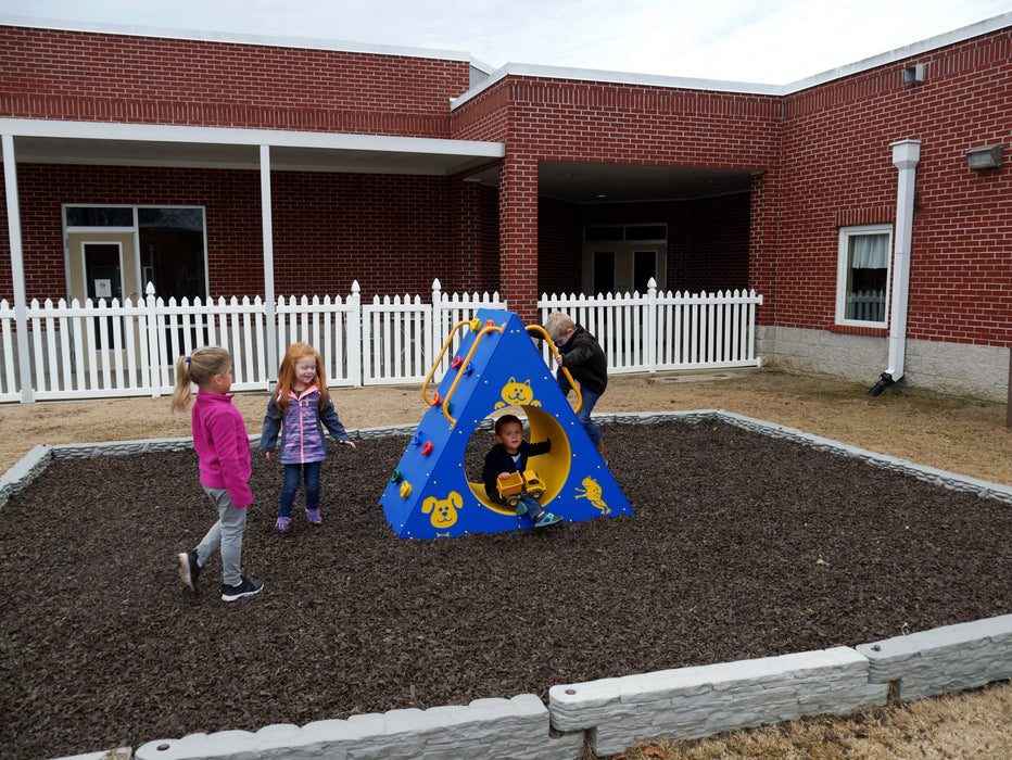 Infinity Playgrounds Climbing Wall with Tunnel