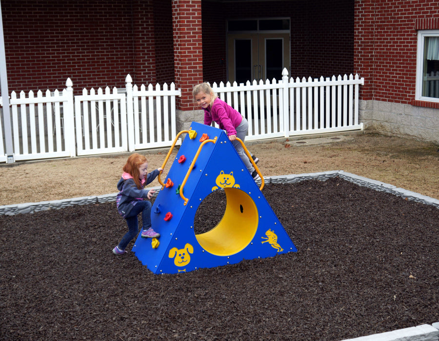 Infinity Playgrounds Climbing Wall with Tunnel