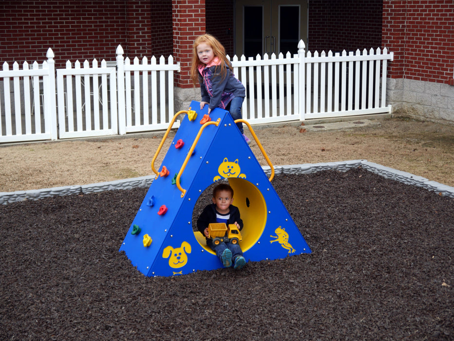 Infinity Playgrounds Climbing Wall with Tunnel